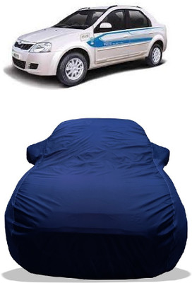 Wegather Car Cover For Mahindra E Verito D2 (With Mirror Pockets)(Blue)