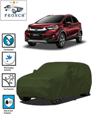FRONCH Car Cover For Honda WR-V (With Mirror Pockets)(Green)