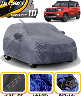 ALTRADECOT Car Cover For Mahindra TUV300 (With Mirror Pockets)(Grey)