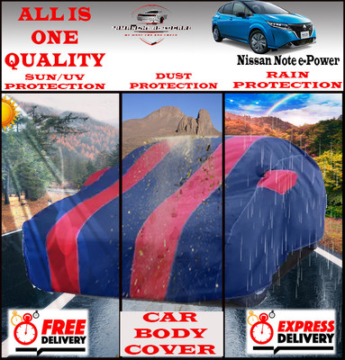 Tamanchi Autocare Car Cover For Nissan Note e-Power(Red, Black)