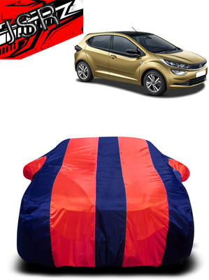 J S R Car Cover For Tata Altroz XT Diesel (With Mirror Pockets)(Red, Blue)