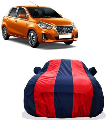Tricway Car Cover For Datsun Datsun GO Datsun GO A Option Petrol (With Mirror Pockets)(Red)