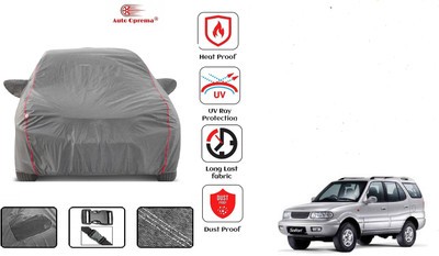 Auto Oprema Car Cover For Tata Safari Dicor (With Mirror Pockets)(Grey)