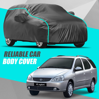 R Rayvin Star Car Cover For Tata Indigo Marina (With Mirror Pockets)(Multicolor)