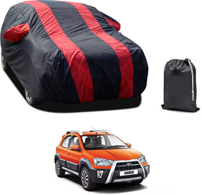 PAGORA Car Cover For Toyota Etios Cross (With Mirror Pockets)(Red, For 2019, 2020, 2021, 2022, 2023 Models)