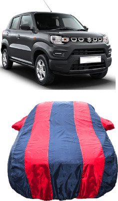 Wegather Car Cover For Maruti Suzuki S-Presso VXI Opt AT Petrol (With Mirror Pockets)(Red)