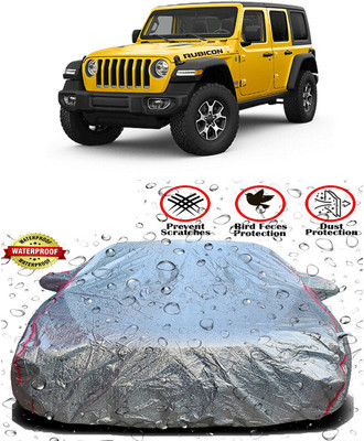 RWT Car Cover For Jeep Wrangler (With Mirror Pockets)(Silver)