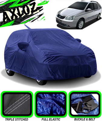 AXLOZ Car Cover For Tata Indigo Marina (With Mirror Pockets)(Blue)