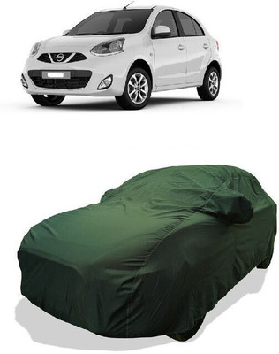QLAX Car Cover For Maruti Micra XL (With Mirror Pockets)(Green)