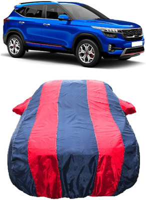 Wegather Car Cover For Kia Seltos HTK G Petrol (With Mirror Pockets)(Red)