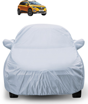 Auto Hub Car Cover For Renault Triber (With Mirror Pockets)(Silver)