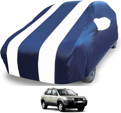 MOCKHE Car Cover For Hyundai Tucson (With Mirror Pockets)(White)