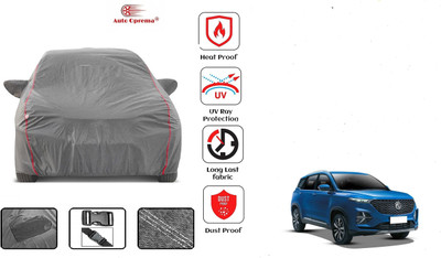 Auto Oprema Car Cover For MG Hector Plus (With Mirror Pockets)(Grey)