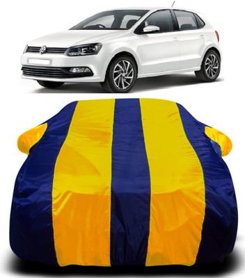 AXLOZ Car Cover For Volkswagen Polo GT (With Mirror Pockets)(Multicolor)