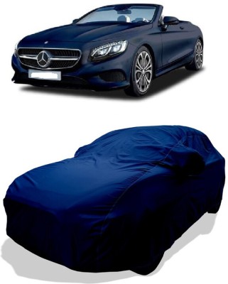 Coxtor Car Cover For Mercedes Benz S-Class Cabriolet S 500 (With Mirror Pockets)(Blue)