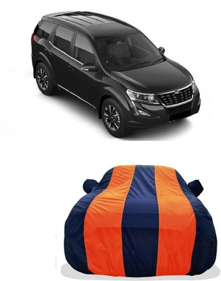 Tricway Car Cover For Mahindra XUV500 W11 Option Diesel (With Mirror Pockets)(Orange)