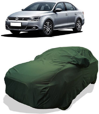 QLAX Car Cover For Maruti Jetta 2.0L TDI Highline (With Mirror Pockets)(Green)