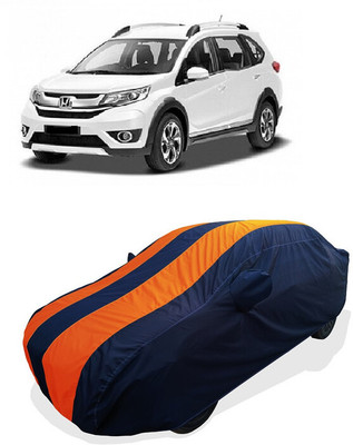 Coxtor Car Cover For Honda BRV i-VTEC S MT (With Mirror Pockets)(Orange)