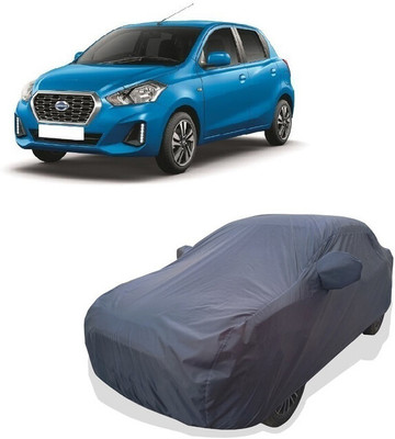 Tricway Car Cover For Datsun Go+ (With Mirror Pockets)(Grey)