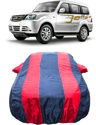 Wegather Car Cover For Tata Sumo Grande MKII Turbo 2.0 EX (With Mirror Pockets)(Red)