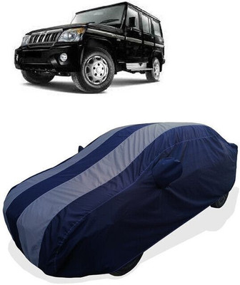 QLAX Car Cover For Maruti Bolero Plus Non AC BSIII (With Mirror Pockets)(Grey)