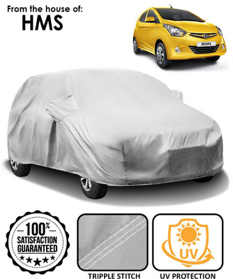 HMS Car Cover For Hyundai Eon (With Mirror Pockets)(Silver)