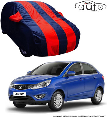 ABS AUTO TREND Car Cover For Tata Zest (With Mirror Pockets)(Red, Blue)