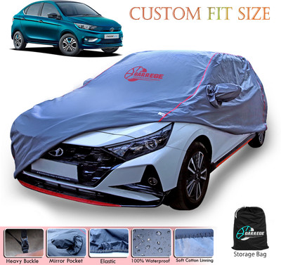 GARREGE Car Cover For Tata Tigor EV (With Mirror Pockets)(Grey, For 2021, 2022, 2023, 2024 Models)