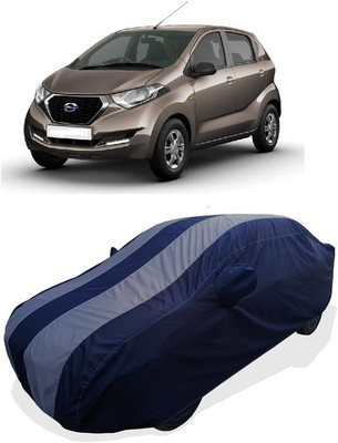 Coxtor Car Cover For Datsun Redi GO AMT 1.0 (With Mirror Pockets)(Grey)