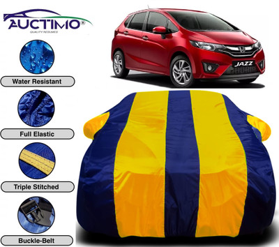 AUCTIMO Car Cover For Honda Jazz (With Mirror Pockets)(Multicolor)