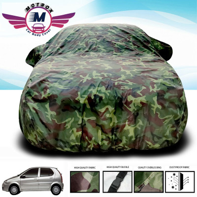 MoTRoX Car Cover For Tata Indica V2 (Without Mirror Pockets)(Green)