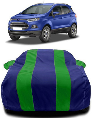Autoprime Car Cover For Ford Ecosport 1.5 Ti VCT MT Ambiente (With Mirror Pockets)(Green, Blue)