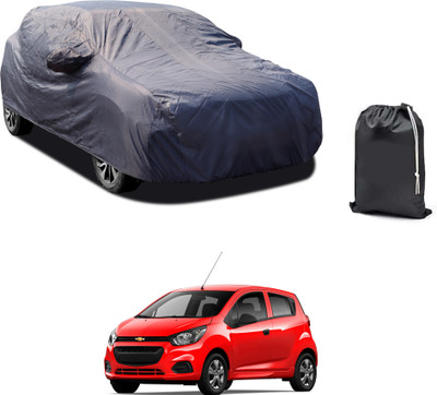 PAGORA Car Cover For Chevrolet Beat (With Mirror Pockets)(Grey)