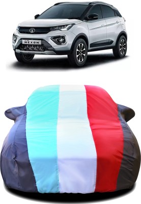 Duffel Car Cover For Tata Nexon, Nexon EV (With Mirror Pockets)(Blue, Grey, White, Red)