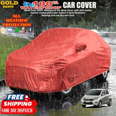 GOLDKARTZ Car Cover For Maruti Suzuki Celerio(Red)