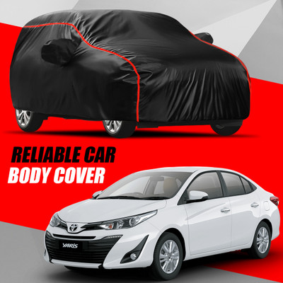 KULTEX Car Cover For Toyota Yaris (With Mirror Pockets)(Multicolor)