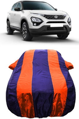 Wegather Car Cover For Tata Harrier XE Diesel (With Mirror Pockets)(Orange)