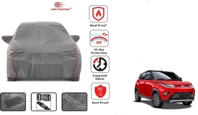 Auto Oprema Car Cover For Mahindra KUV100 (With Mirror Pockets)(Grey)