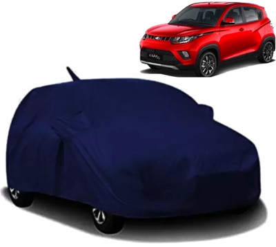 AXLOZ Car Cover For Mahindra KUV100 (With Mirror Pockets)(Blue)