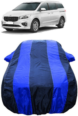 Wegather Car Cover For Kia Carnival Premium 8 STR Diesel (With Mirror Pockets)(Blue)