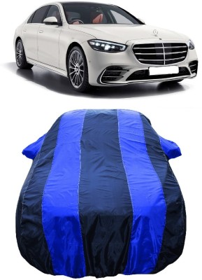 Wegather Car Cover For Mercedes Benz S-Class S 450 Petrol (With Mirror Pockets)(Blue)