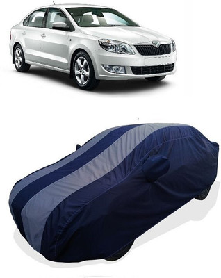 QLAX Car Cover For Maruti Rapid 1.6 MPI AT Ambition Petrol (With Mirror Pockets)(Grey)