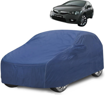 Caronix Car Cover For Honda Civic (With Mirror Pockets)(Blue)