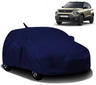 AXLOZ Car Cover For Tata Punch (With Mirror Pockets)(Blue)