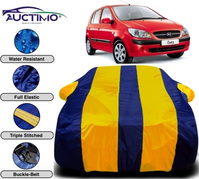 AUCTIMO Car Cover For Hyundai Getz (With Mirror Pockets)(Multicolor)