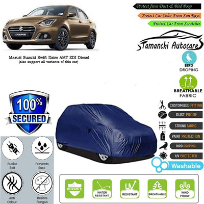 Tamanchi Autocare Car Cover For Maruti Suzuki Swift Dzire AMT ZDI Diesel(Blue)