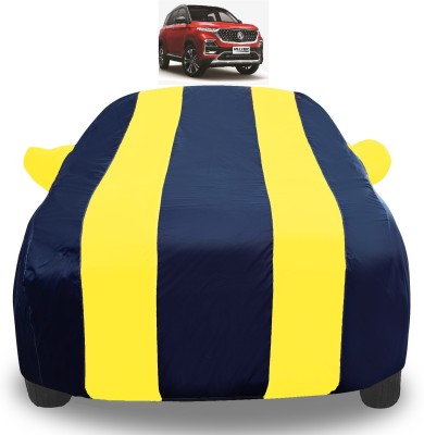 Auto Hub Car Cover For MG Hector Plus (With Mirror Pockets)(Yellow)