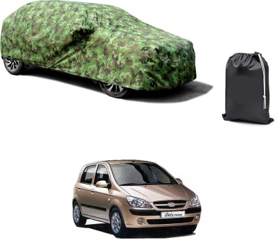 CODOKI Car Cover For Hyundai Getz Prime (With Mirror Pockets)(Green)