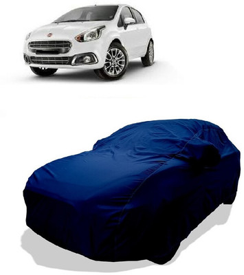 Coxtor Car Cover For Fiat Abarth Punto EVO 1.3 Emotion (With Mirror Pockets)(Green)