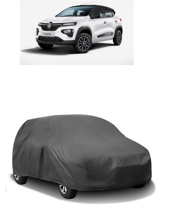 arneja trading company Car Cover For Renault Kwid EV (Without Mirror Pockets)(Grey)